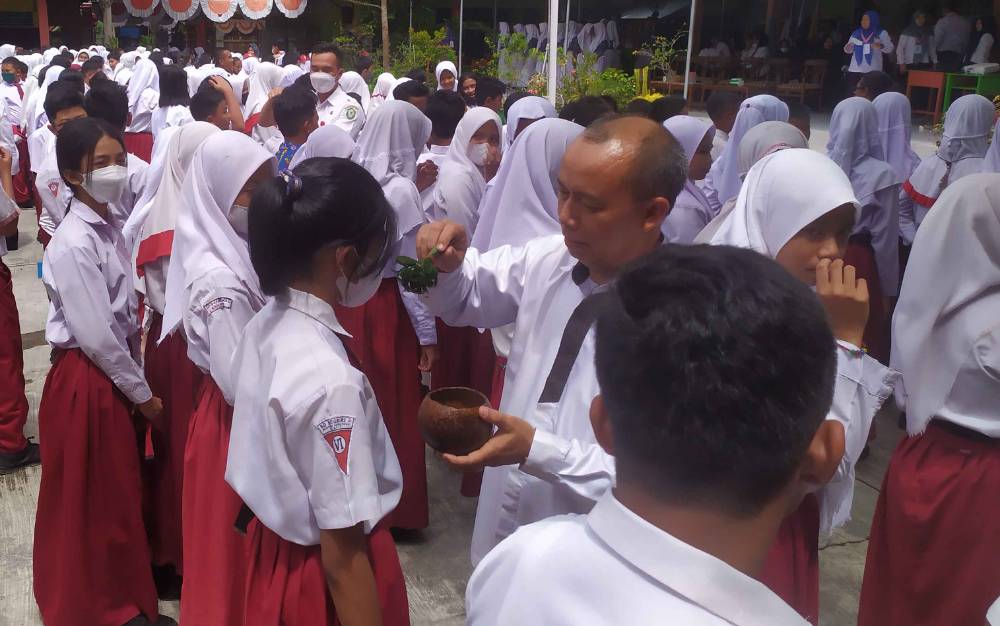 MPLS Selesai, Siswa Baru SMP Negeri 2 Sampit Ditampung Tawar