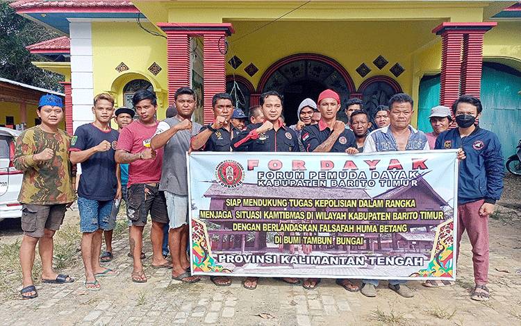 Fordayak Barito Timur Dukung Tugas Polri Pelihara Kamtibmas