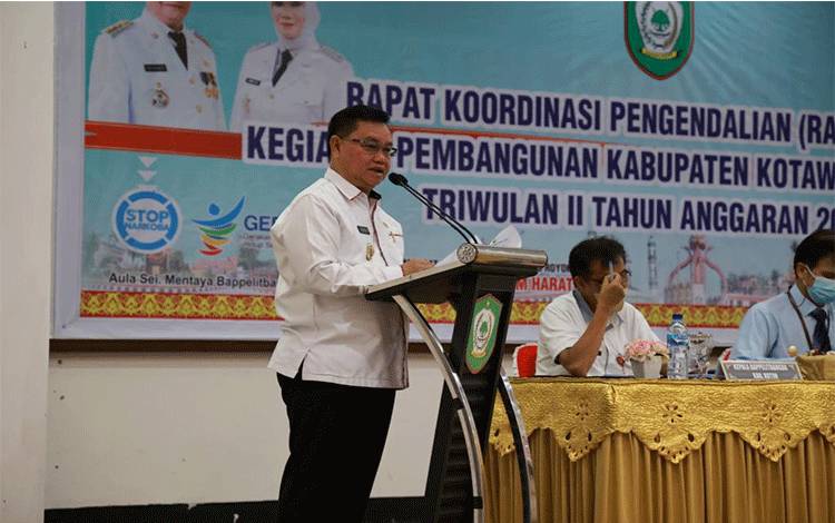 Pemkab Kotim Gelar Evaluasi Realisasi APBD Triwulan II, Ini Penekanan Bupati?