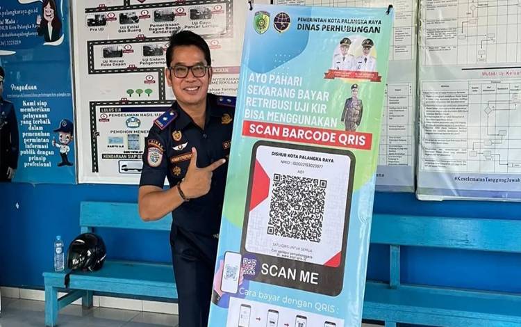 Kadishub Palangka Raya: Bayar KIR Pakai QRIS Bebas Biaya Admin