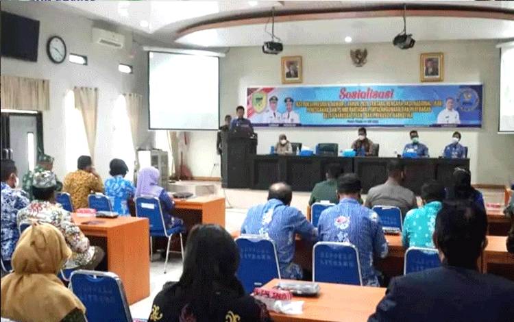 Bupati Barito Utara Ikuti Sosialisasi P4GN