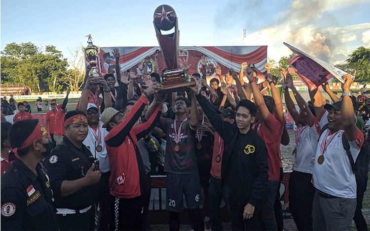 Tumbangkan Putra Baru, All Star Palangka Raya Juara Turnamen Piala H Agustiar Sabran