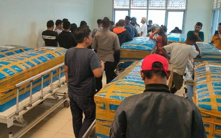 8 Jenazah Korban KKB di Nduga Papua Diterbangkan Melalui Timika