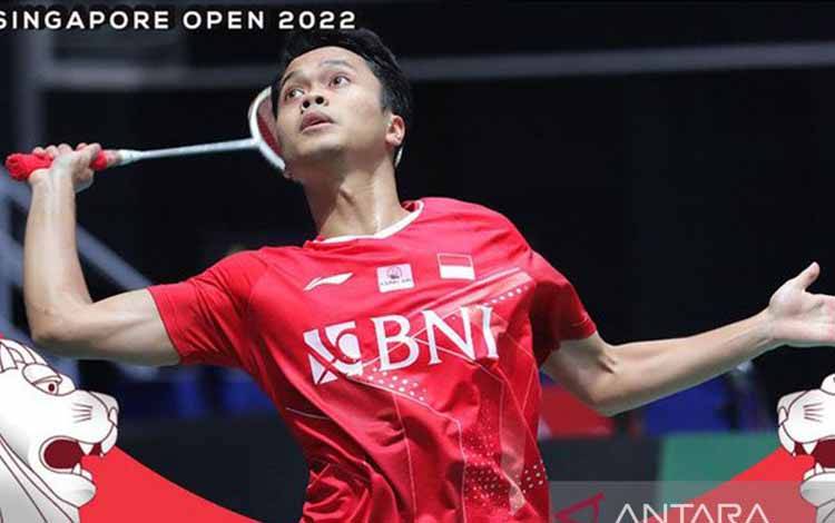 Ginting Sumbang Gelar ketiga Bagi Merah Putih di Singapura