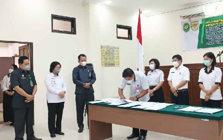 MoU Pemkab Gunung Mas dengan Pengadilan Negeri Kuala Kurun Diharapkan Bisa Tingkatkan Pelayanan