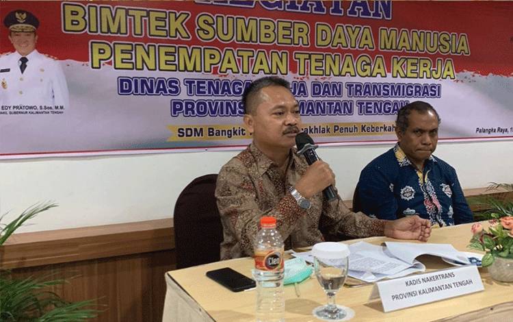 Disnakertrans Kalteng Tingkatkan SDM Ketenagakerjaan Melalui Bimtek