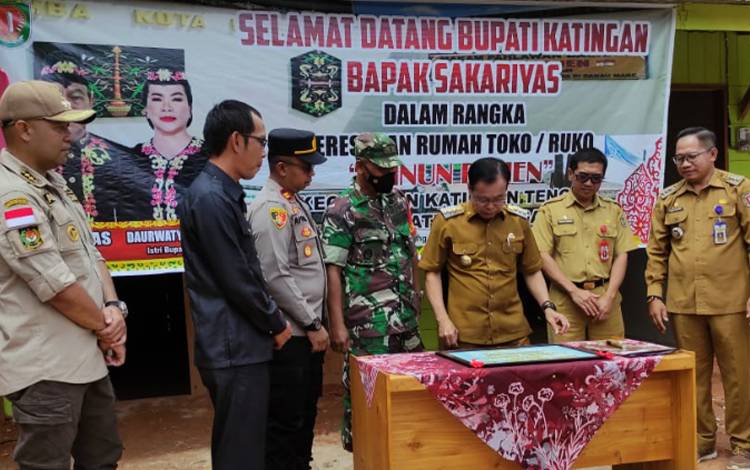 Bangunan Ruko Diharapkan Dongkrak PAD di Katingan Tengah
