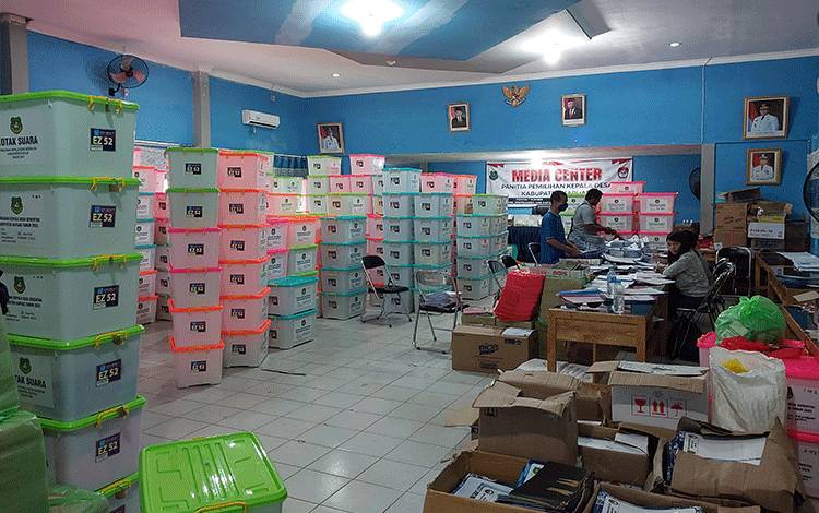 Logistik Pilkades Serentak di Kapuas Siap Didistribusikan