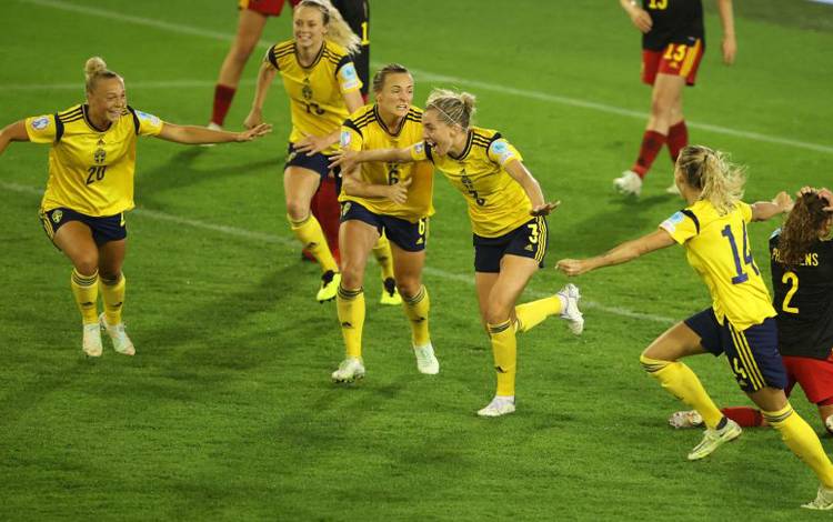 Swedia ke Semifinal Piala Eropa Putri setelah Menang 1-0 atas Belgia