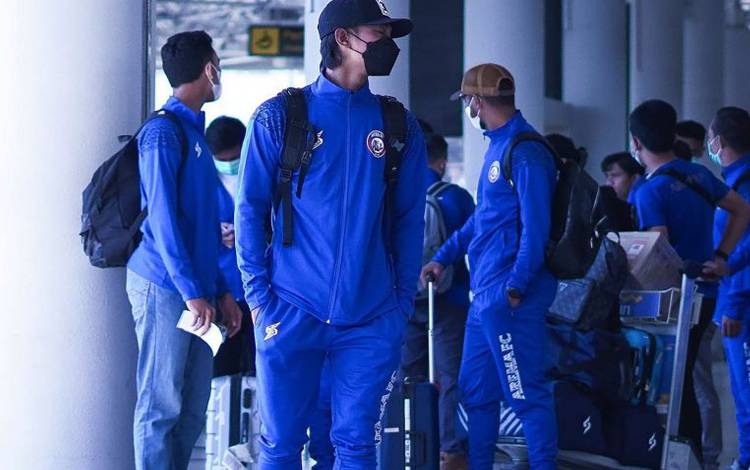 Arema FC Bawa 22 Pemain Siap Lakoni Laga Perdana Liga 1 lawan Borneo