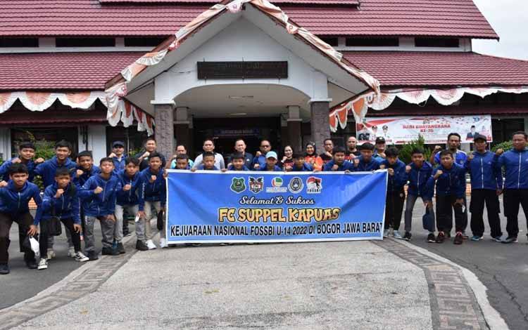 Tim Sekolah Sepak Bola FC Suppel Kapuas Ikuti Kejurnas di Bogor