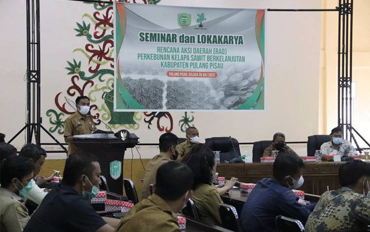 Pulang Pisau Gelar Seminar Tingkatkan Sektor Perkebunan Sawit