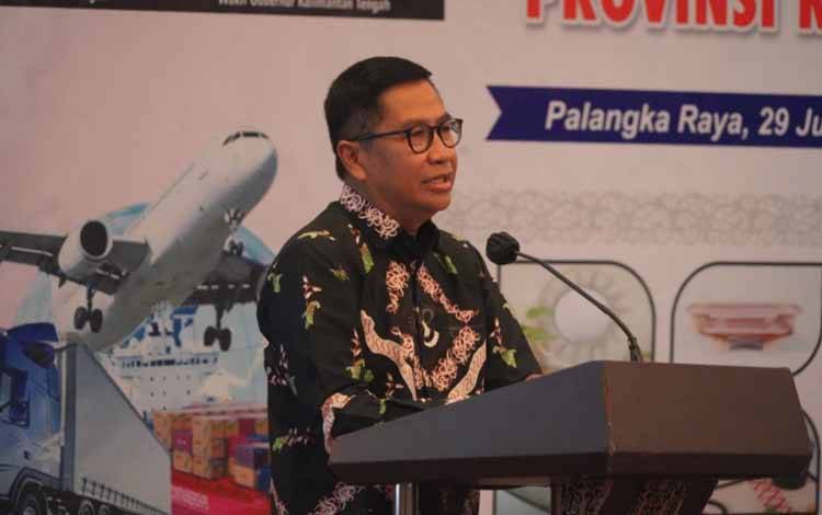 Buka Desiminasi Ekspor, Leonard Sebut Kalteng Penyumbang Devisa Tertinggi