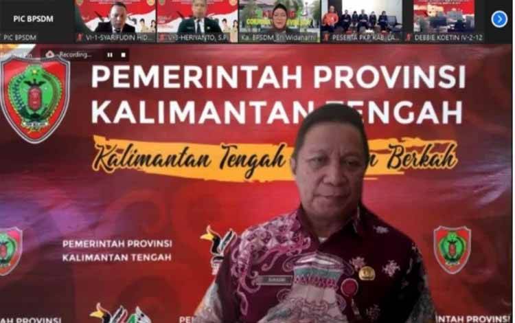 Sahli Kemasyarakatan Kalteng Minta Peserta PKP Kembangkan Diri