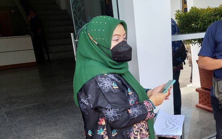 Anggota DPRD Kalteng, Rusita Irma. (FOTO: DONNY D/BORNEONEWS)Area lampiran
