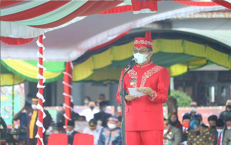 Upacara Peringatan HUT Murung Raya Berlangsung Khidmat