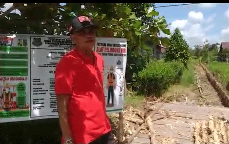 Legislator Kapuas Apresiasi Pembangunan Gang di Kelurahan Barimba Mulai Direalisasikan