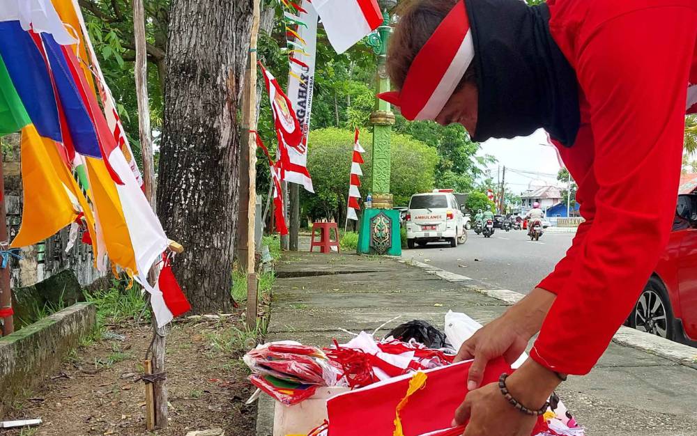 Sambut HUT RI, Warga Kapuas Diimbau Pasang Bendera Merah Putih