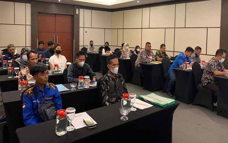 Peserta seleksi potensi dan sumber kesejahteraan sosial teladan/berprestasi dari kabupaten/kota. (FOTO: MMC KALTENG)