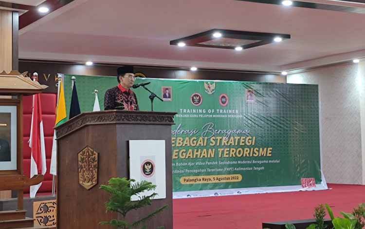 Tekan Potensi Terorisme, FKPT Kalteng Gelar ToT Moderasi Beragama