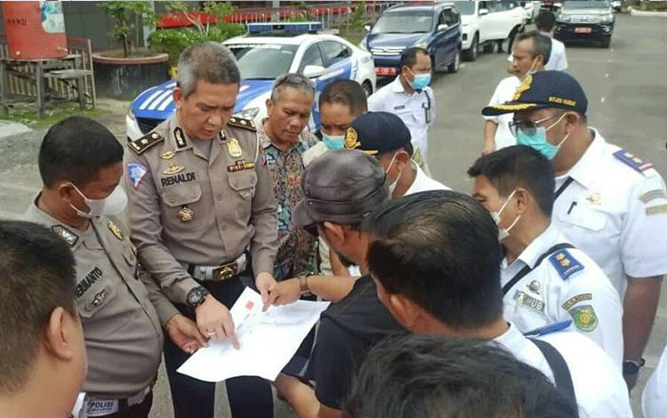 Ditlantas Polda Kalteng Tinjau Venue UCI MTB