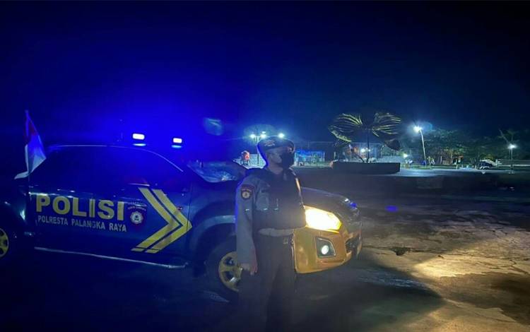 Satsamapta Polresta Palangka Raya Lakukan Patroli Antisipasi Balapan Liar