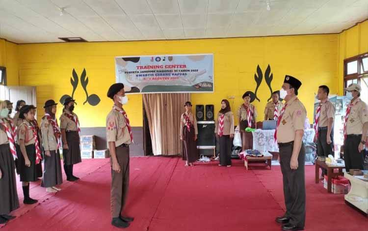 Ini Pesan Ketua Kwarcab Pramuka Kapuas pada Peserta Training Center akan Ikuti Jamnas XI 2022