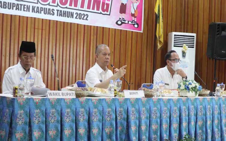 Kapuas Targetkan Penurunan Stunting Hingga 10 Persen