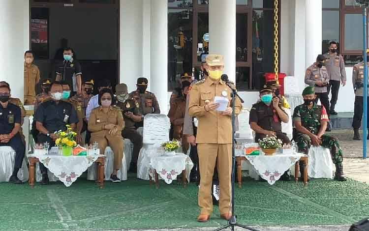 Personel Polri Gunung Mas Diminta Menjaga Netralitas dalam Pilkades