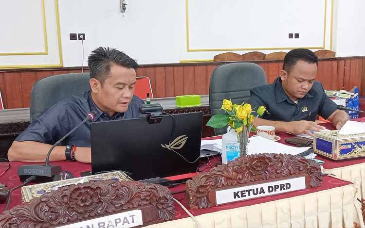 DPRD Barito Timur Laporkan Hasil Rapat Kerja Pengajuan Raperda Tanggung Jawab Sosial