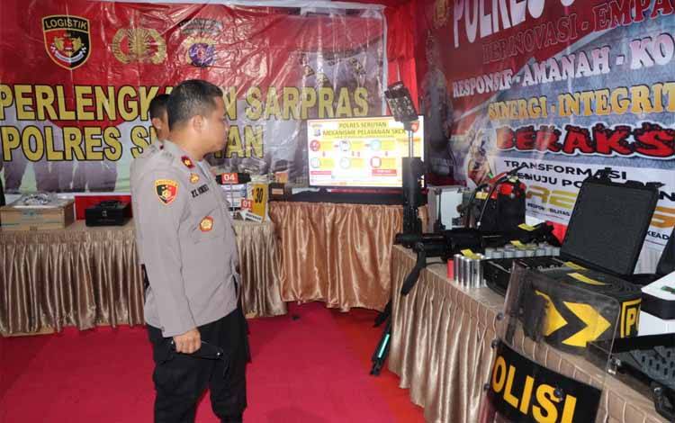 Wakapolres Kunjungi Stand Seruyan Expo 2022