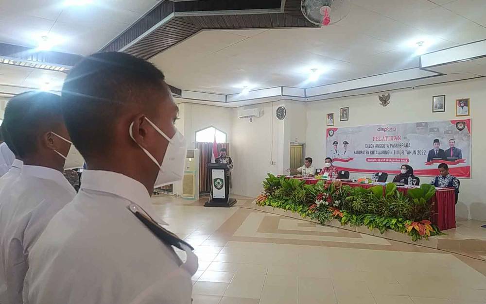 Bupati Resmi Buka Pelatihan dan Pendidikan Calon Paskibra Kotim 2022