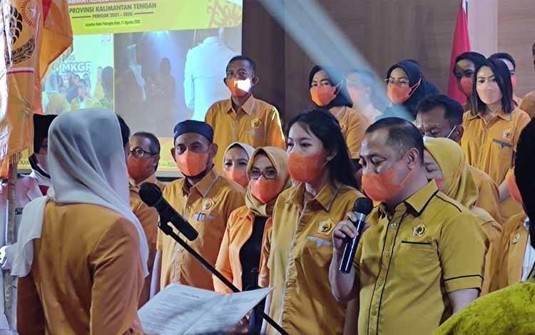 Edy Raya Resmi Jabat Ketua DPD Ormas MKGR Kalteng
