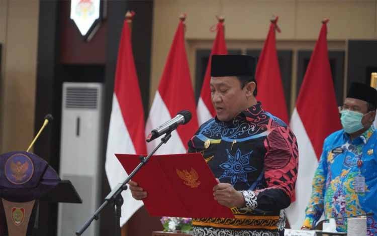 Wagub Kalteng Lantik Pejabat Administrator