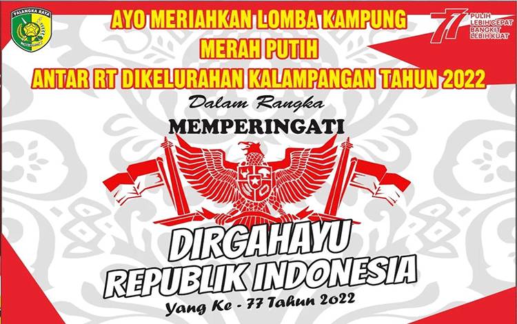 Kelurahan Kalampangan Gelar Lomba Kampung Merah Putih Meriahkan HUT RI