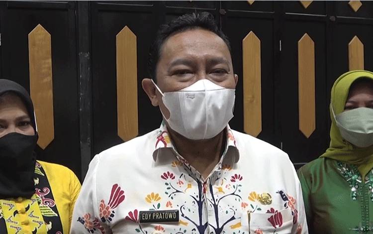 Wakil Gubernur Kalimantan Tengah (Kalteng), Edy Pratowo saat di Aula Jayang Tingang. (FOTO: MMC KALTENG)