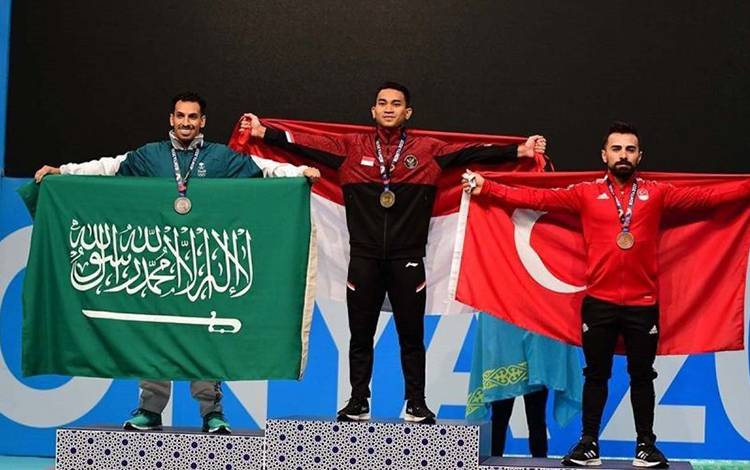 Giliran Rizki Juniansyah yang Sumbang Emas Indonesia di ISG 2021