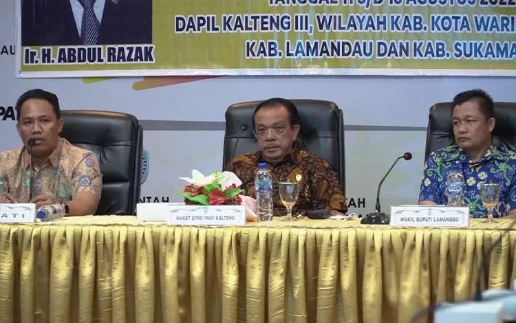 Legislator Kalteng Akan Perjuangkan Usulan dari Lamandau  ?