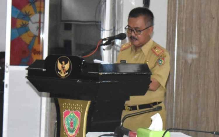 SAG Bidang PHP Kalteng Buka Monitoring Percepatan Pembangunan Sanitasi