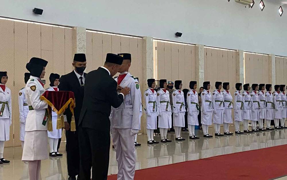 Anggota Paskibra Sukamara Resmi DiKukuhkan