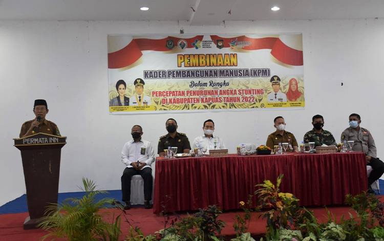 Kader Pembangunan Manusia di Kapuas Diharapkan Terus Berperan Aktif Cegah Stunting
