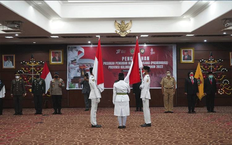 Nuryakin Ingatkan Paskibra Kalteng Jaga Kebugaran Jiwa