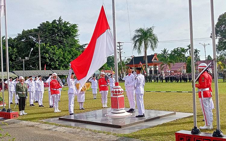 Ini Daftar Nama dan Asal Sekolah Anggota Paskibra Barito Timur