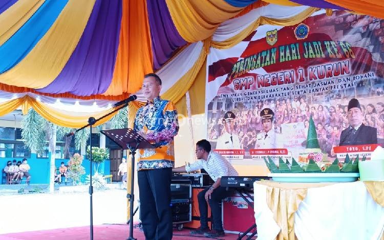 Bupati Gunung Mas Apresiasi Kemajuan SMPN 1 Kurun