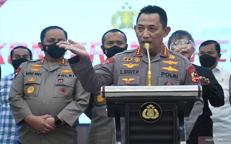 Kapolri Instruksikan Jajaran Berkomitmen Kawal Kebijakan Pemerintah