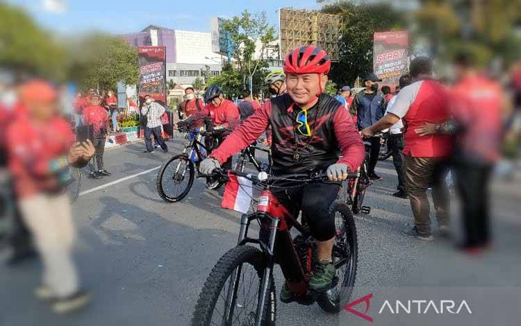 Arena Balap UCI MTB Kalteng Mampu Menampung Ribuan Penonton