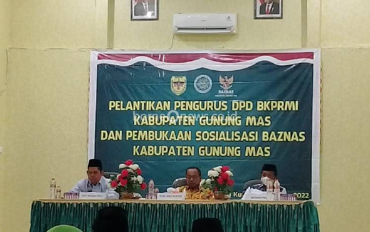 Dukungan Pemkab Gunung Mas kepada BAZNAS