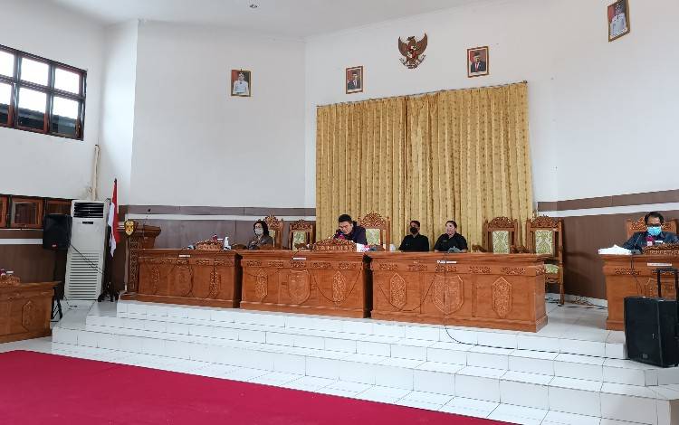 DPRD Gunung Mas Gelar Rapat Paripurna ke 1 Masa Persidangan I Tahun Sidang 2022