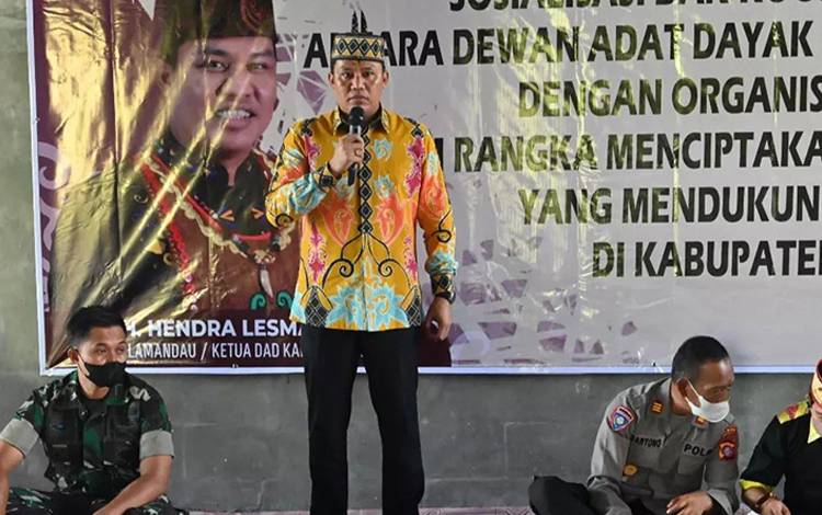 DAD Ajak Ormas di Lamandau Ciptakan Situasi Kondusif ?