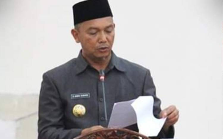 Pemkab Sukamara Serahkan Data Tekon ke Pemerintah Pusat